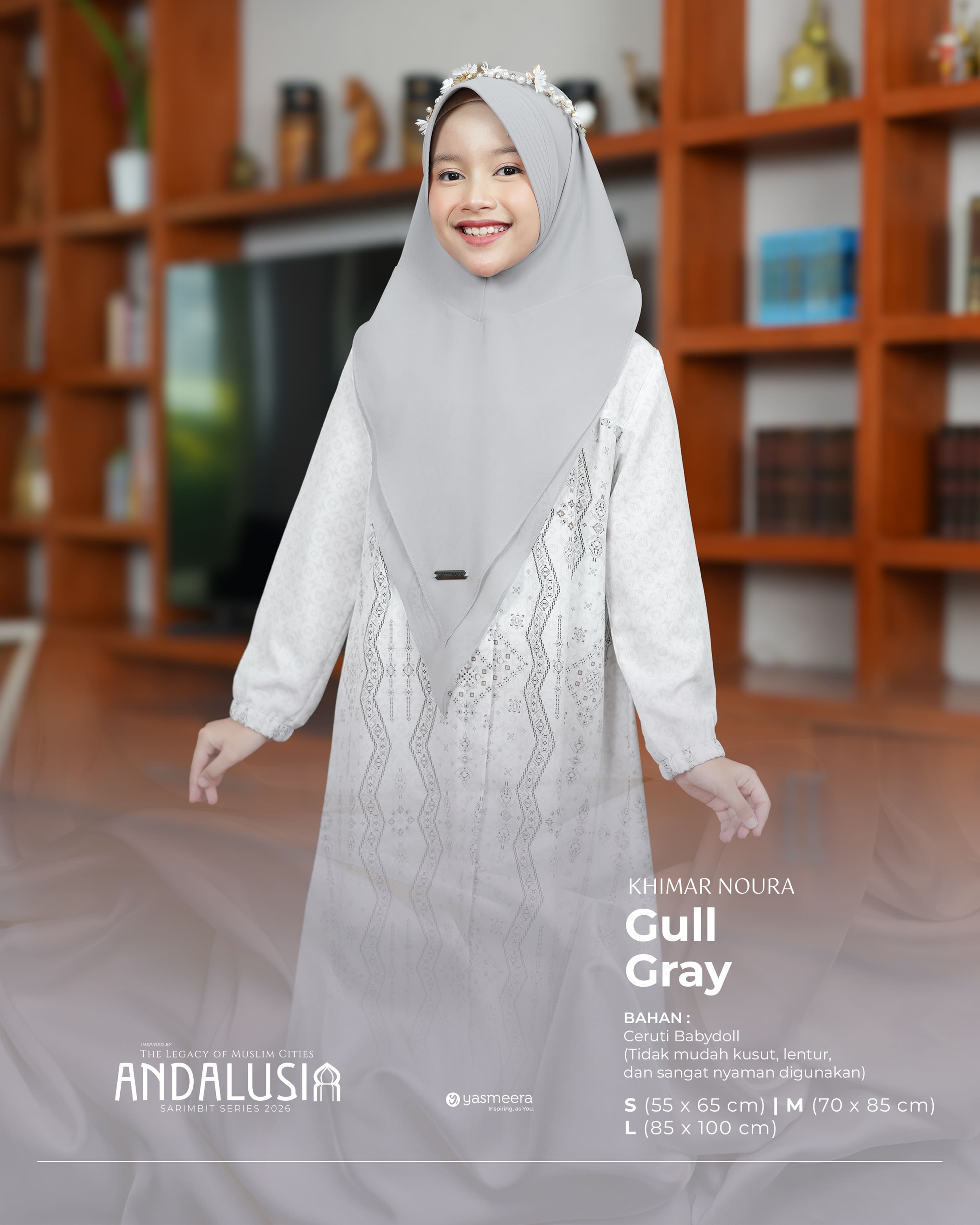 Yasmeera - KHIMAR & PASHMINA SARIMBIT 2026 (ANDALUSIA) thumb 9