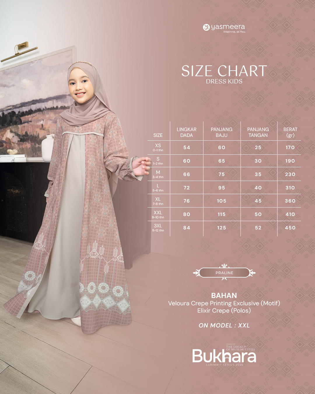 Yasmeera - BUKHARA SERIES - PRALINE thumb 2
