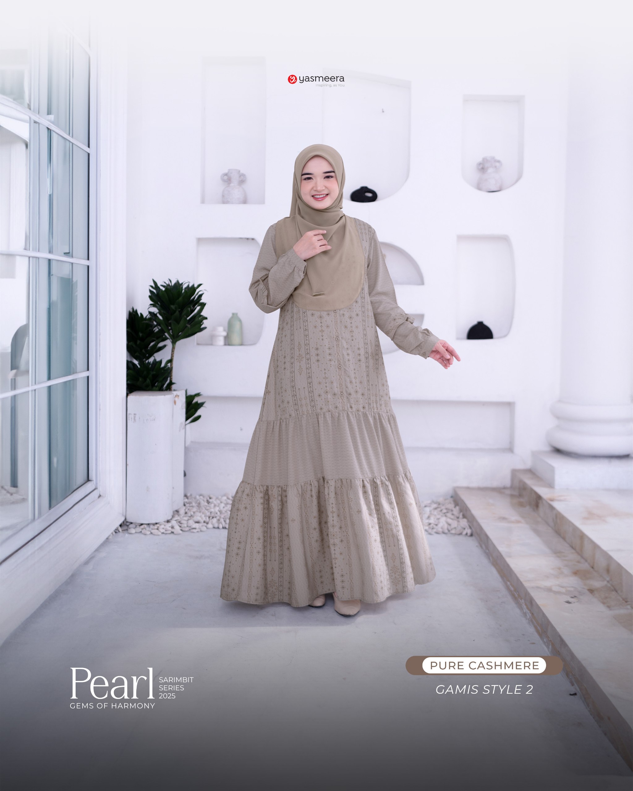 Yasmeera - SARIMBIT 2025 PEARL SERIES WARNA PURE CHASMERE thumb 5