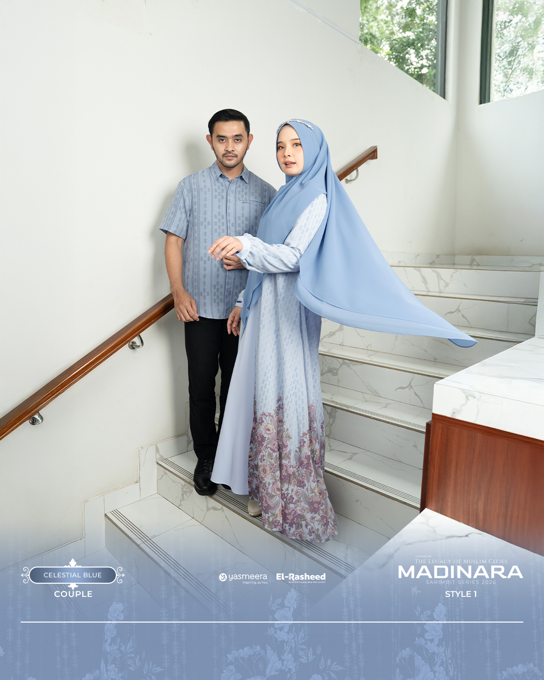 Yasmeera - MADINARA SERIES - CELESTIAL BLUE thumb 11