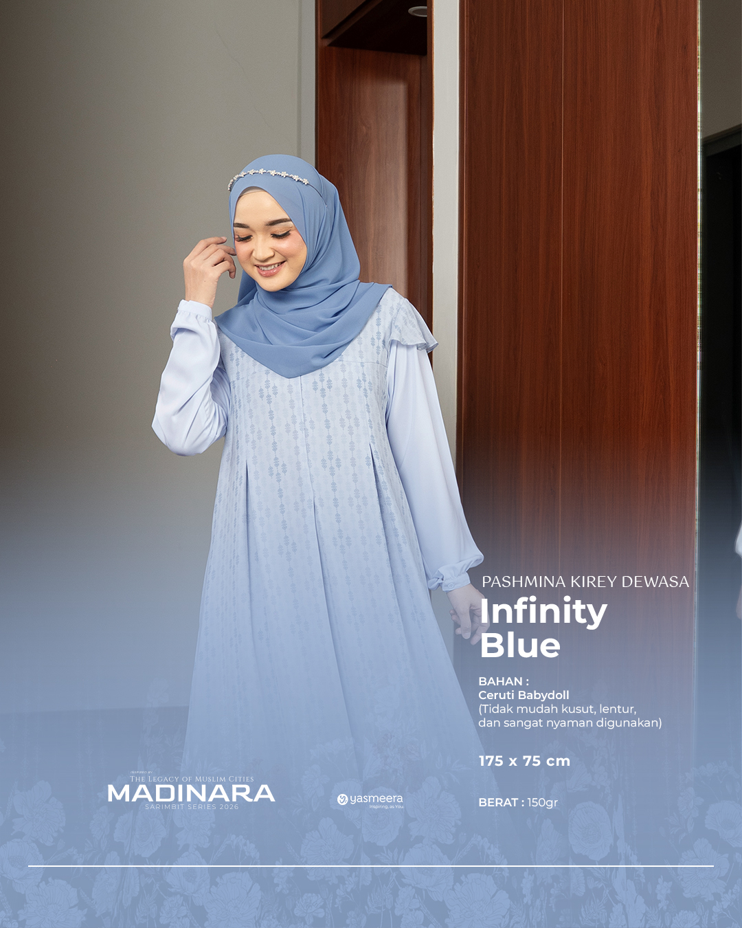 Yasmeera - KHIMAR & PASHMINA SARIMBIT 2026 VOL 3 (ALMEIRA,  MADINARA) thumb 4
