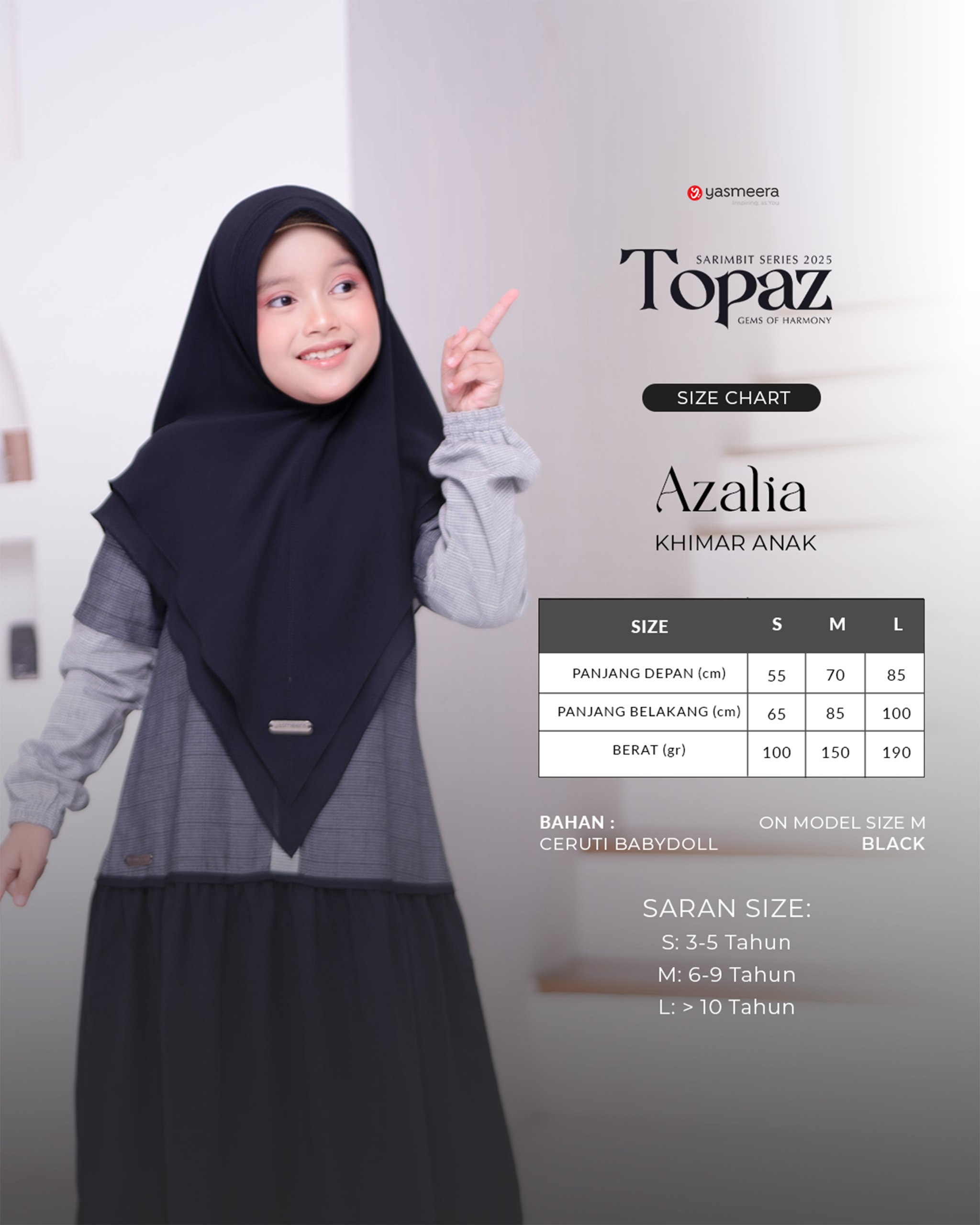 Yasmeera - KHIMAR AZALIA ANAK GRADE B thumb 56