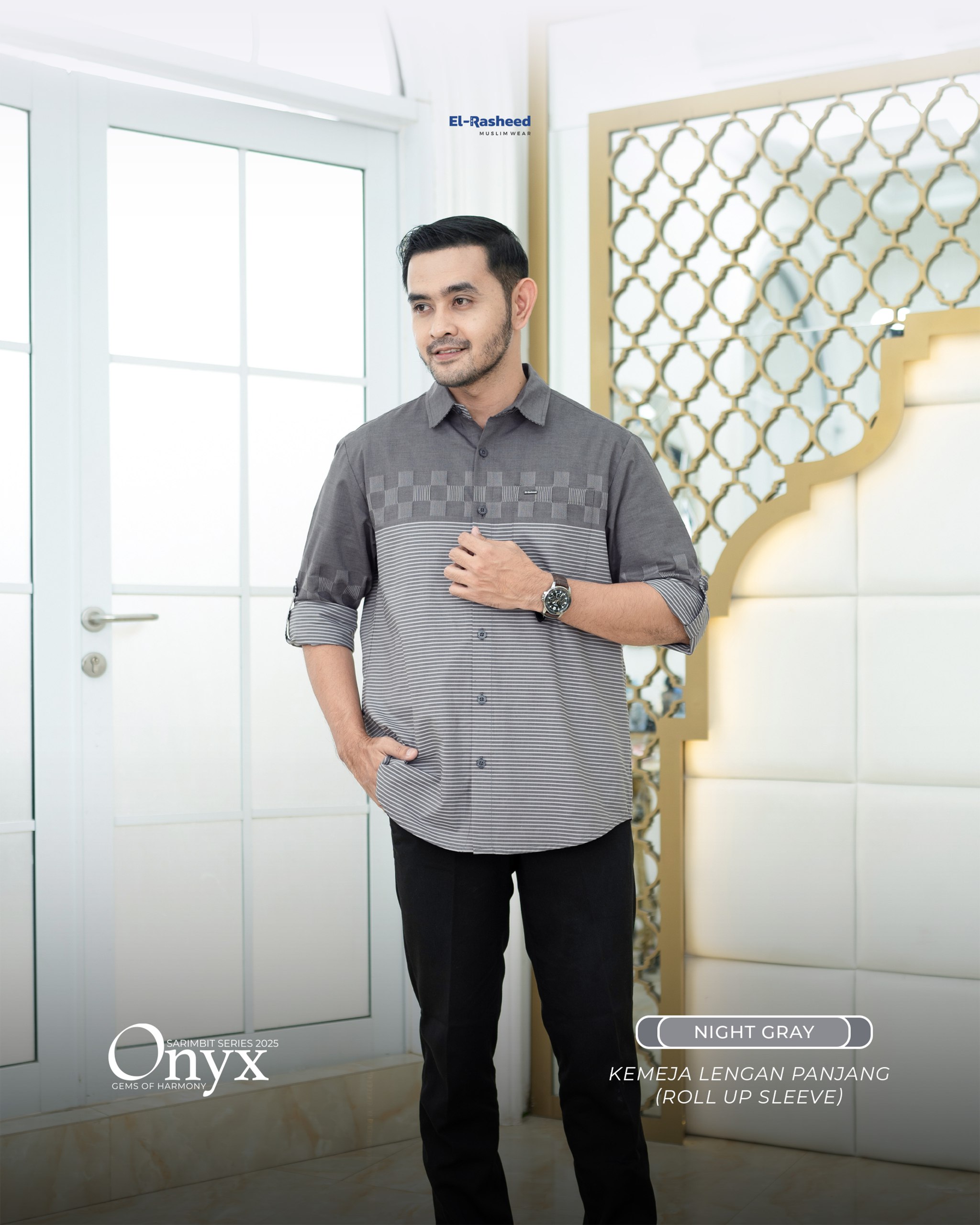 Yasmeera - SARIMBIT 2025 ONYX WARNA NIGHT GRAY thumb 2