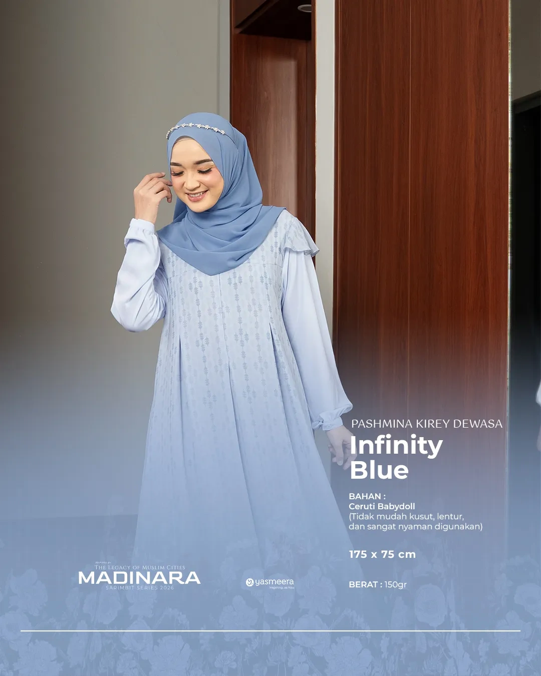 Yasmeera - KHIMAR & PASHMINA SARIMBIT 2026 VOL 3 (ALMEIRA,  MADINARA) thumb 4