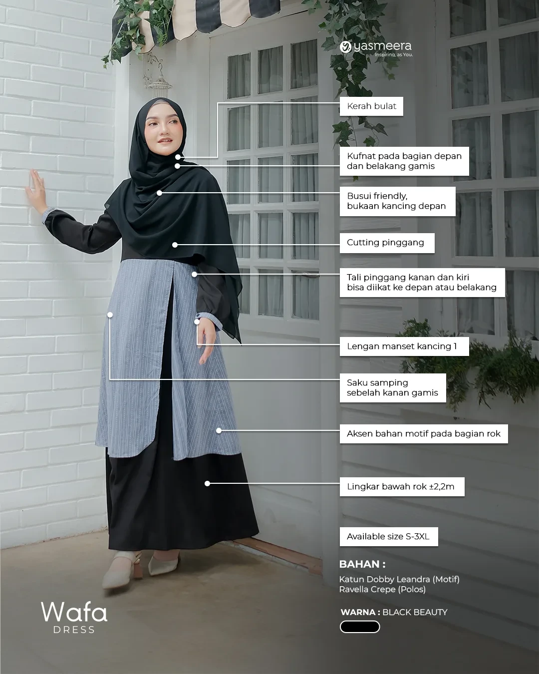 Yasmeera - GAMIS WAFA GRADE B thumb 28