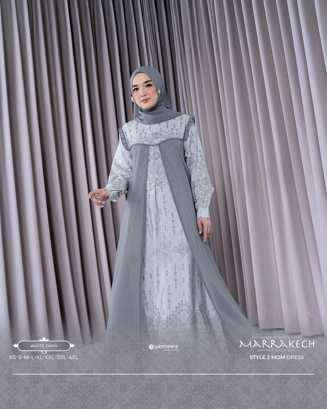 Yasmeera - GAMIS MARRAKECH STYLE 2 DEWASA GRADE B thumb 32