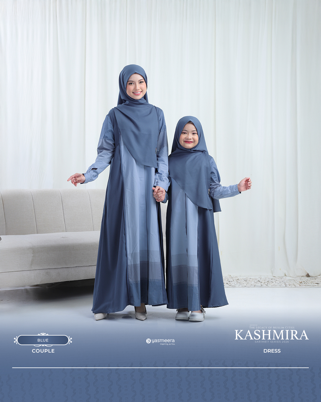 Yasmeera - KASHMIRA SERIES - BLUE thumb 7