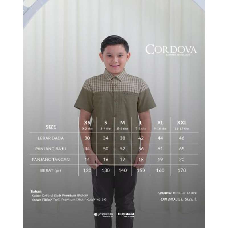 Yasmeera - GAMIS CORDOVA ANAK thumb 167