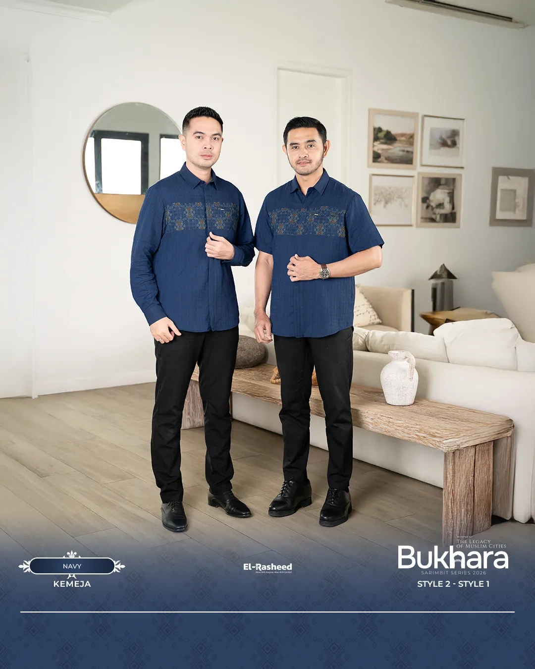 Yasmeera - BUKHARA SERIES - NAVY thumb 46