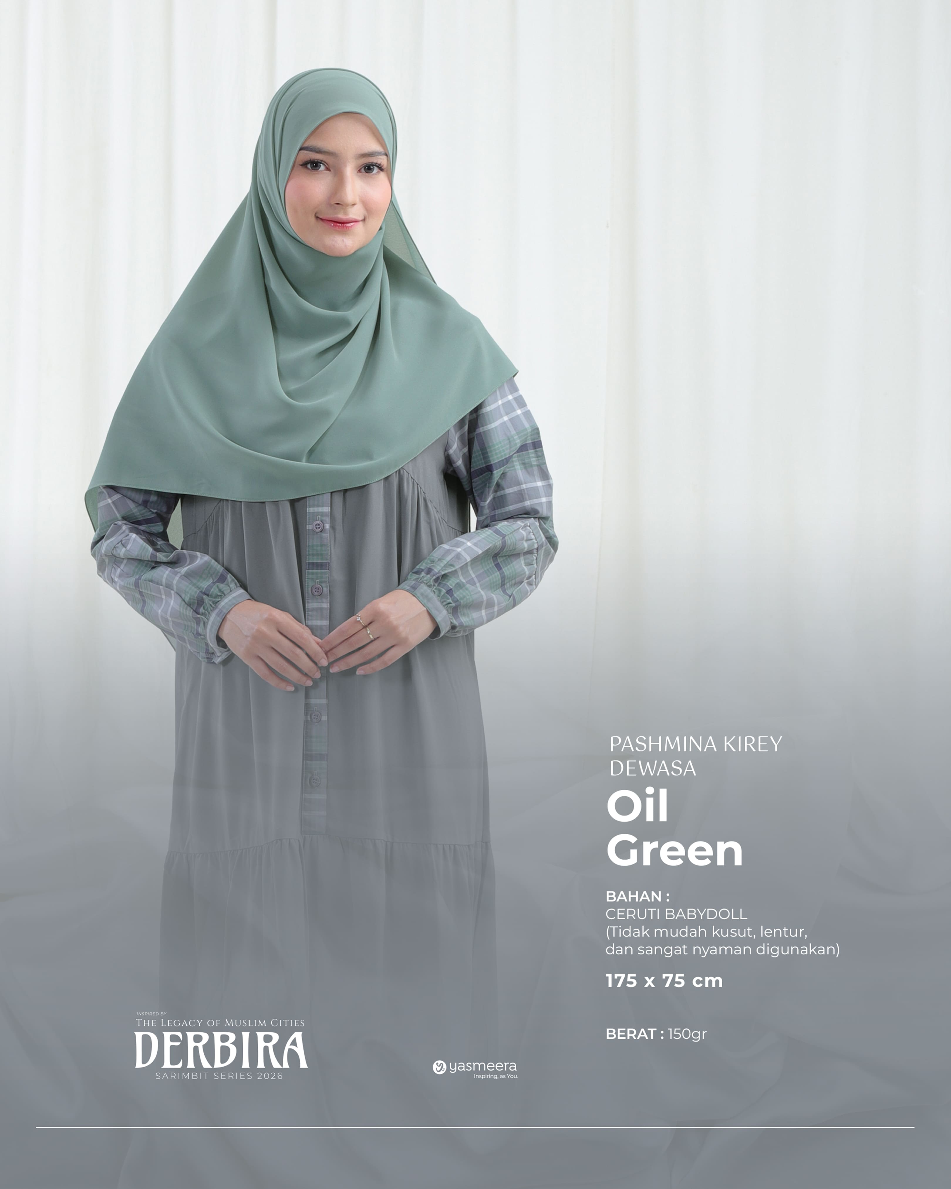 Yasmeera - KHIMAR & PASHMINA SARIMBIT 2026 VOL 2 (DERBIRA) thumb 8