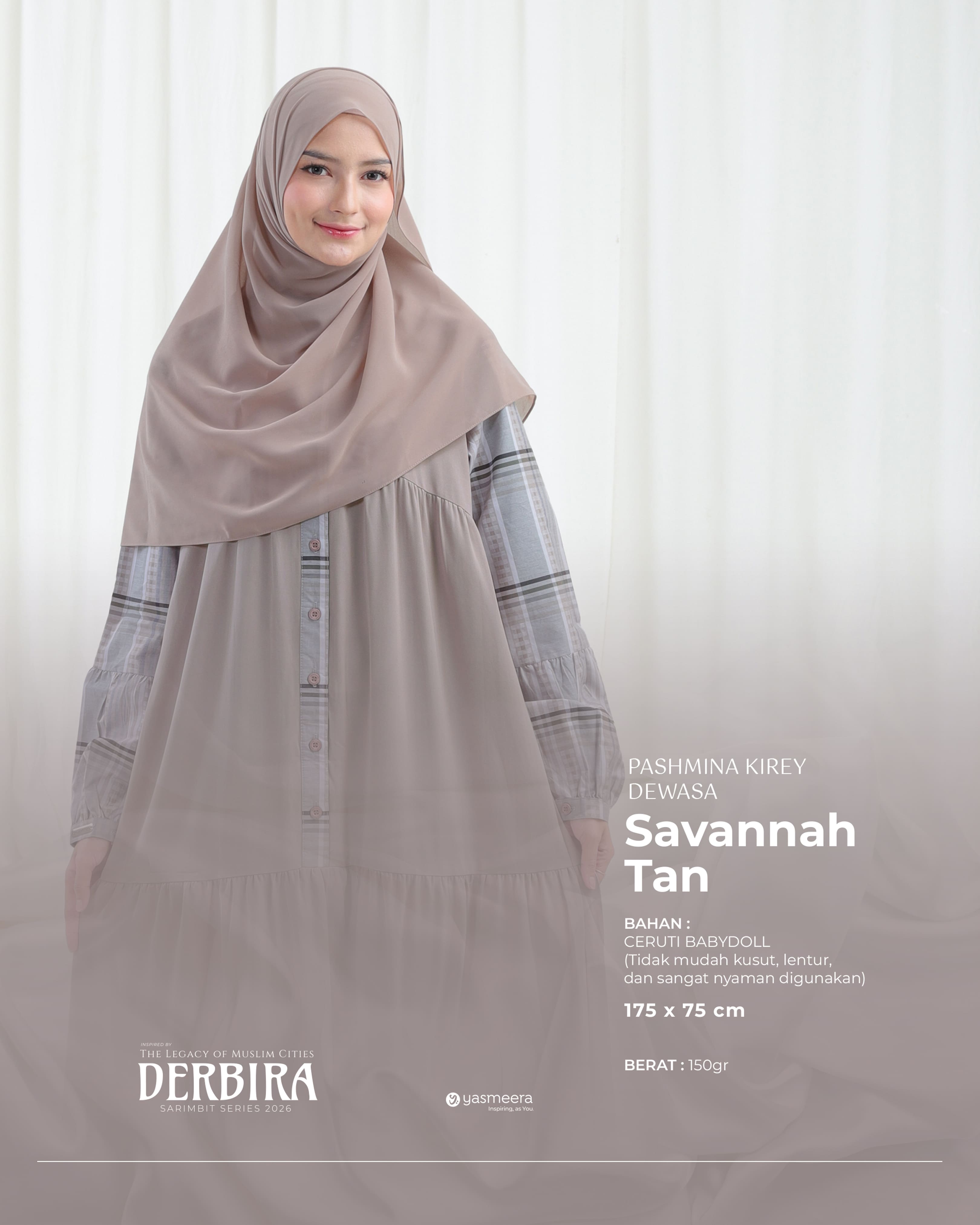 Yasmeera - KHIMAR & PASHMINA SARIMBIT 2026 VOL 2 (DERBIRA) thumb 12