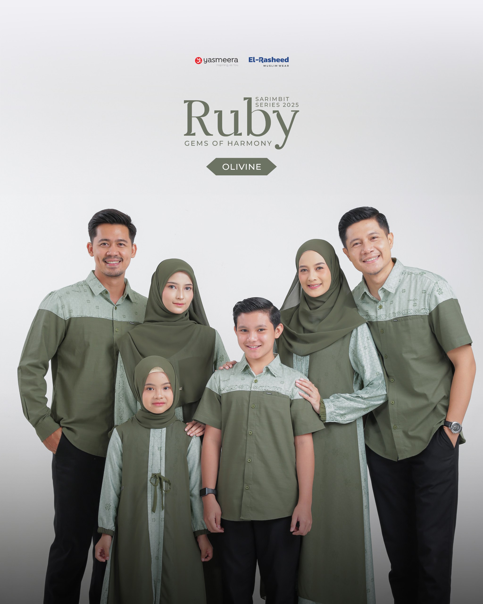 Yasmeera - SARIMBIT 2025 RUBY SERIES WARNA OLIVINE thumb 9