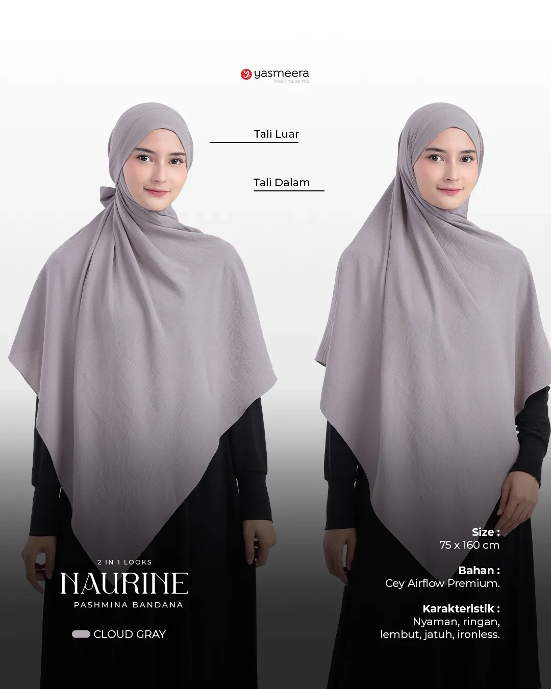PASHMINA BANDANA NAURINE thumb 4