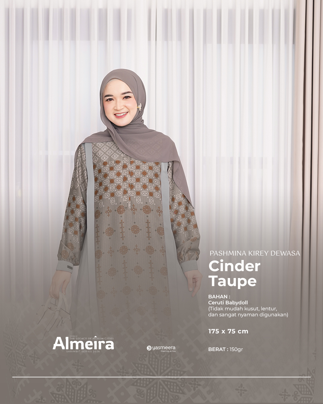 Yasmeera - KHIMAR & PASHMINA SARIMBIT 2026 VOL 3 (ALMEIRA,  MADINARA) thumb 2