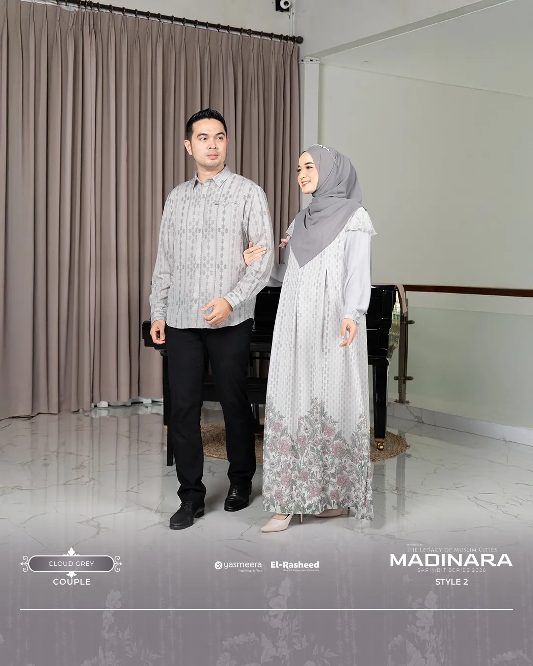 Yasmeera - MADINARA SERIES - CLOUD GREY thumb 49