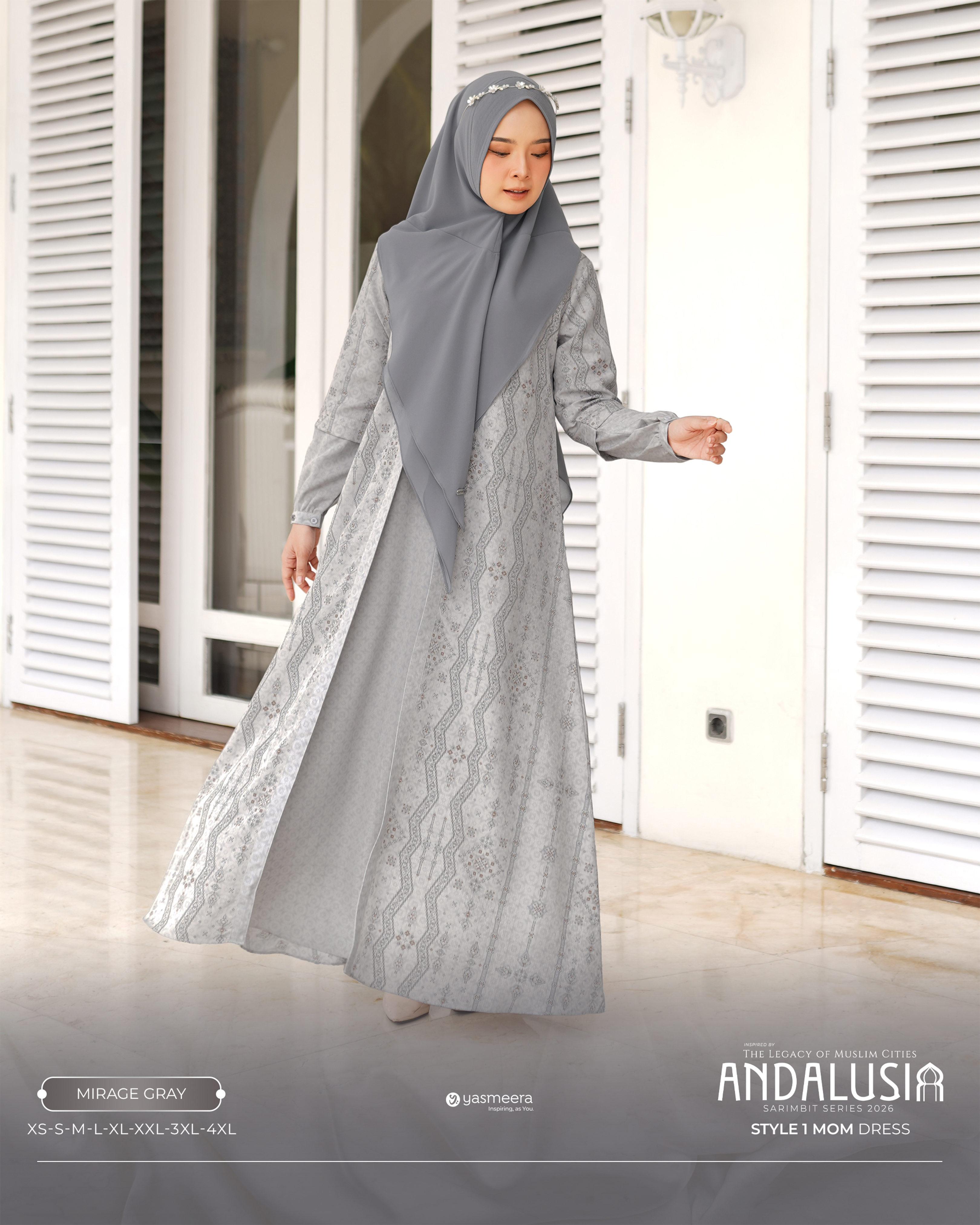 Yasmeera - ANDALUSIA SERIES - MIRAGE GRAY thumb 8