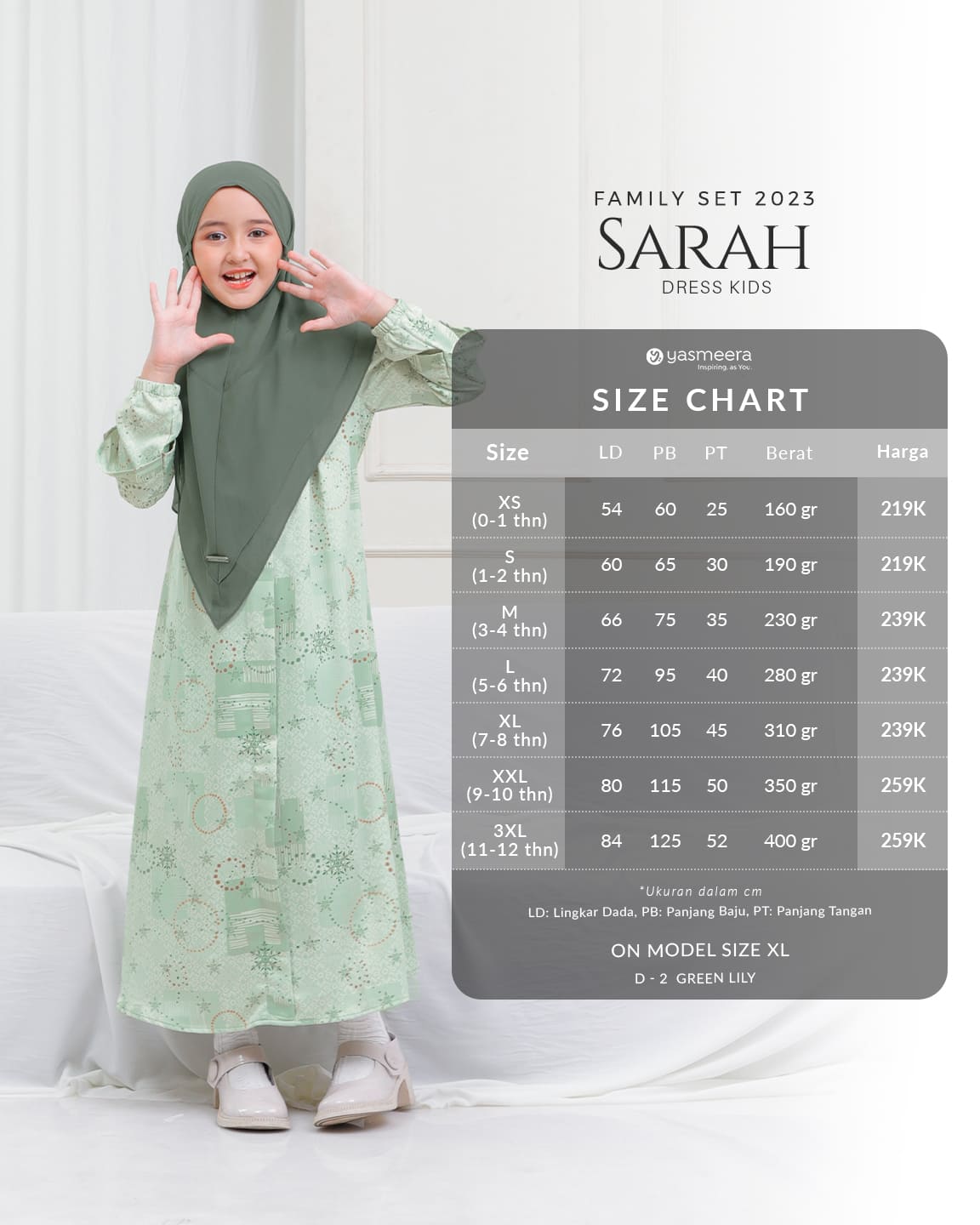 Yasmeera - GAMIS SARAH ANAK thumb 29