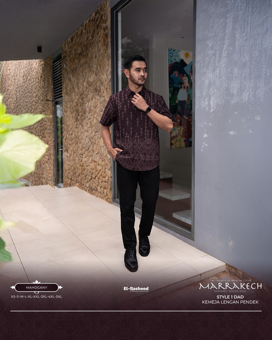 Yasmeera - KEMEJA MARRAKECH LENGAN PENDEK DEWASA GRADE B thumb 37