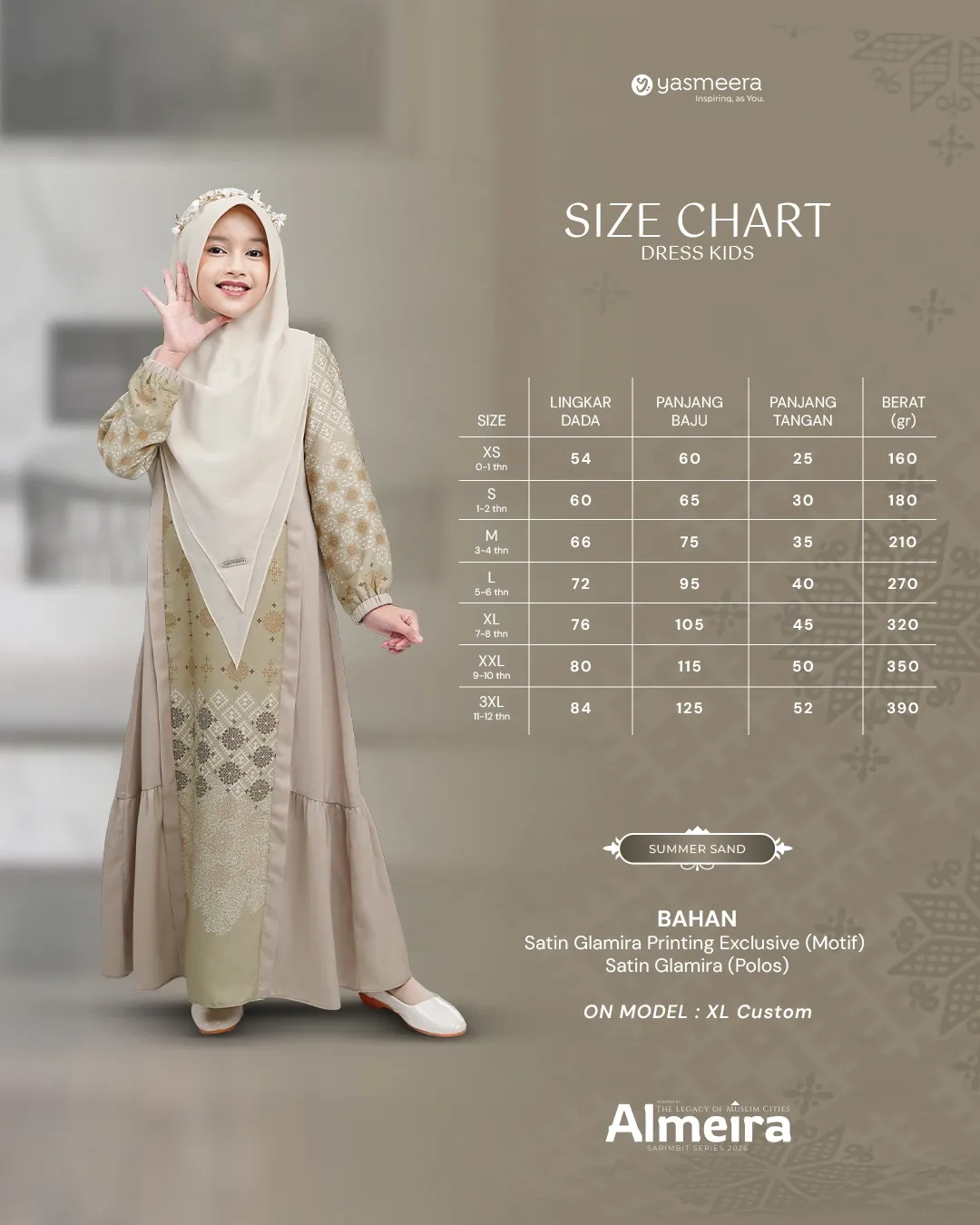 Yasmeera - ALMEIRA SERIES - SUMMER SAND thumb 27