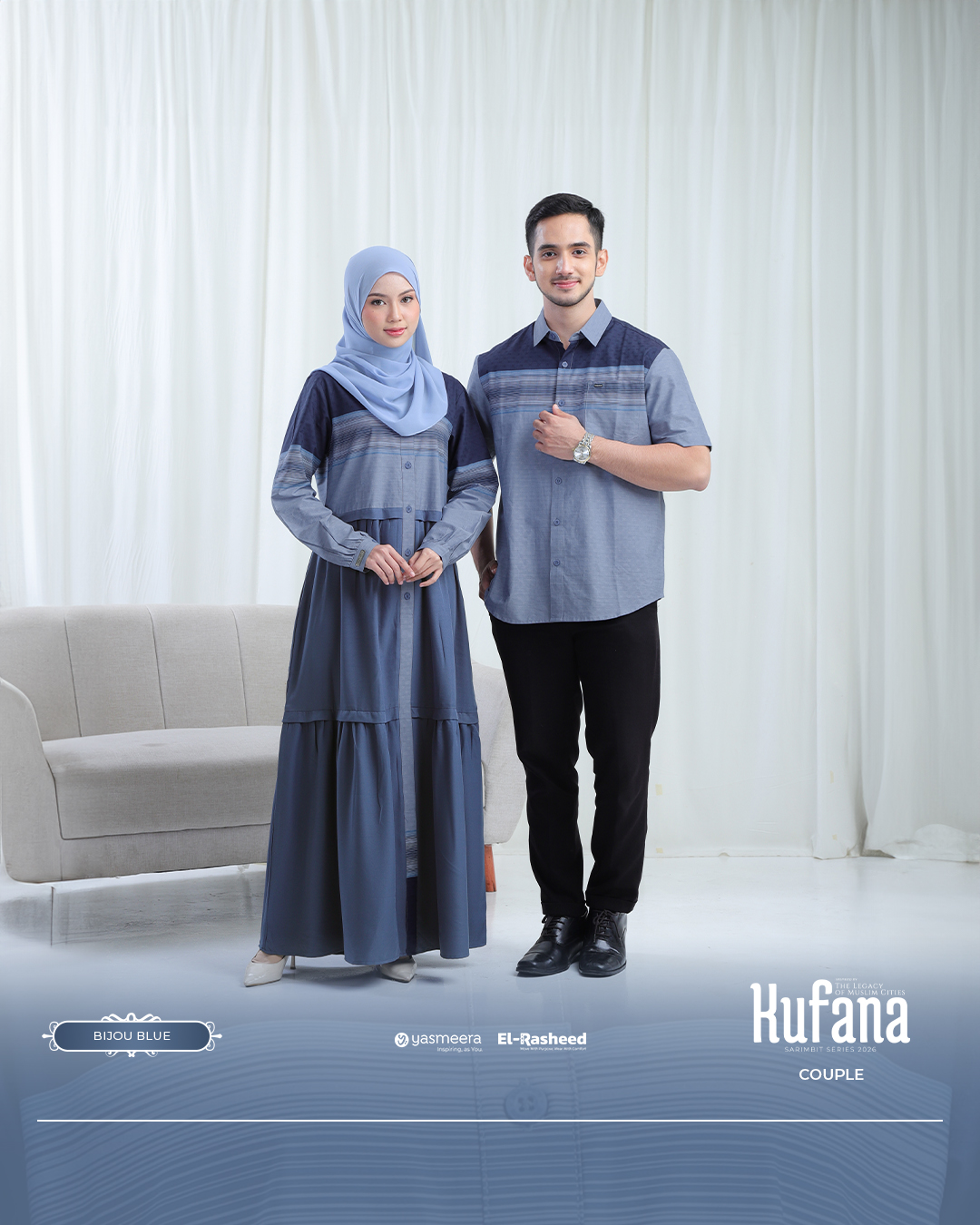 Yasmeera - KUFANA SERIES - BIJOU BLUE thumb 8