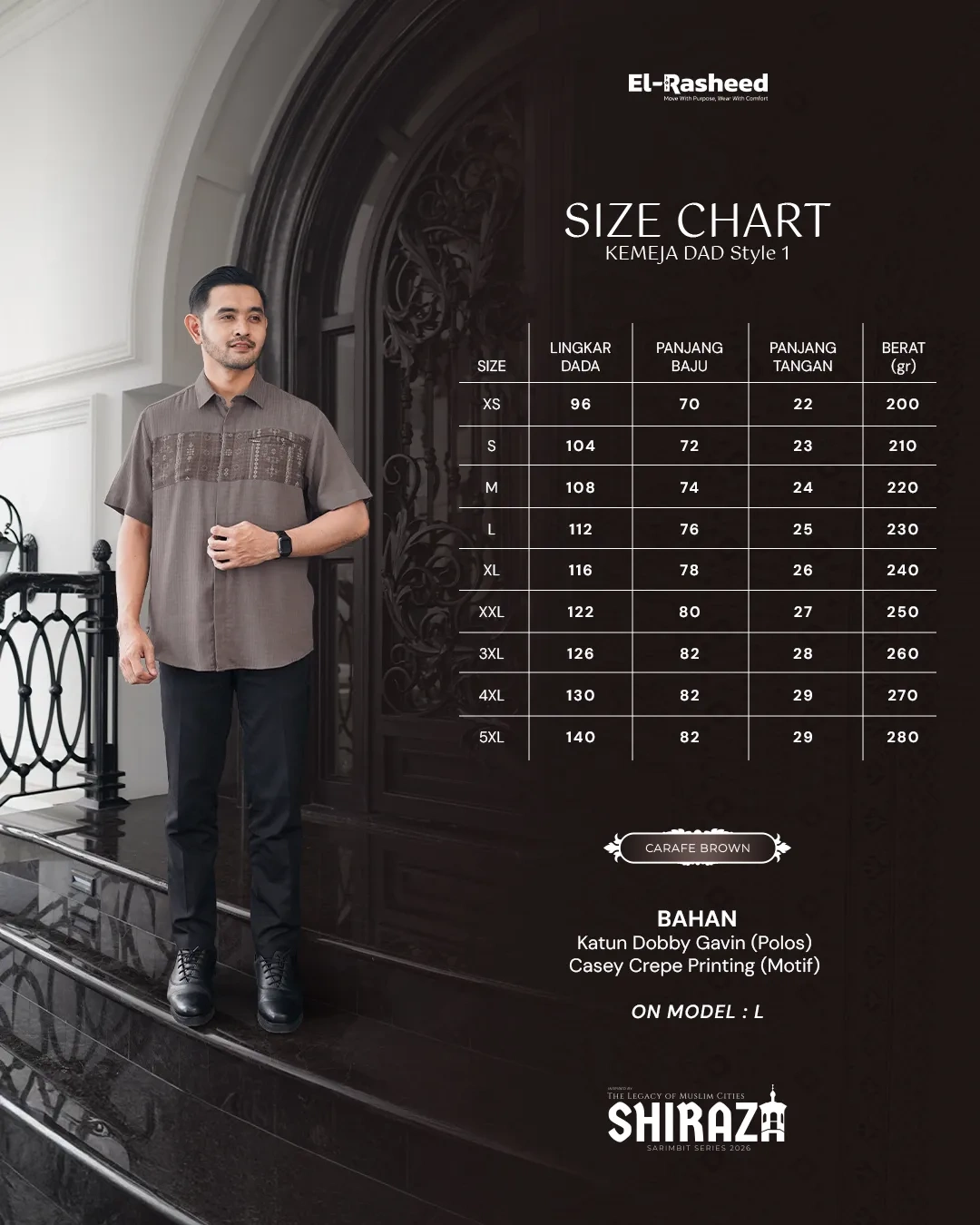 Yasmeera - SHIRAZA SERIES - CARAFE BROWN thumb 40