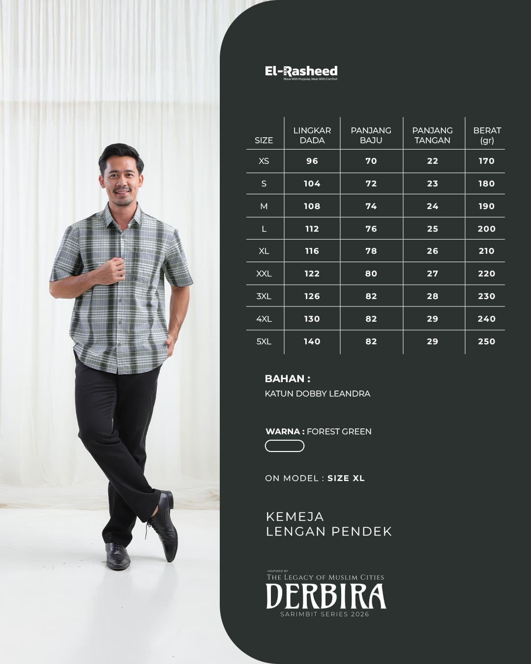 Yasmeera - DERBIRA SERIES - FOREST GREEN thumb 4