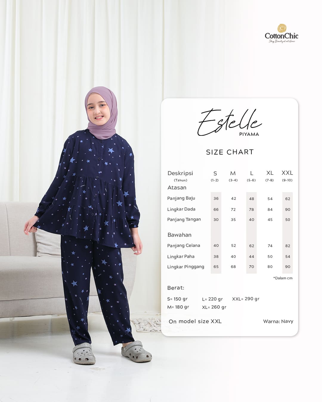 Yasmeera - PAJAMAS ESTELLE ANAK GRADE B thumb 26