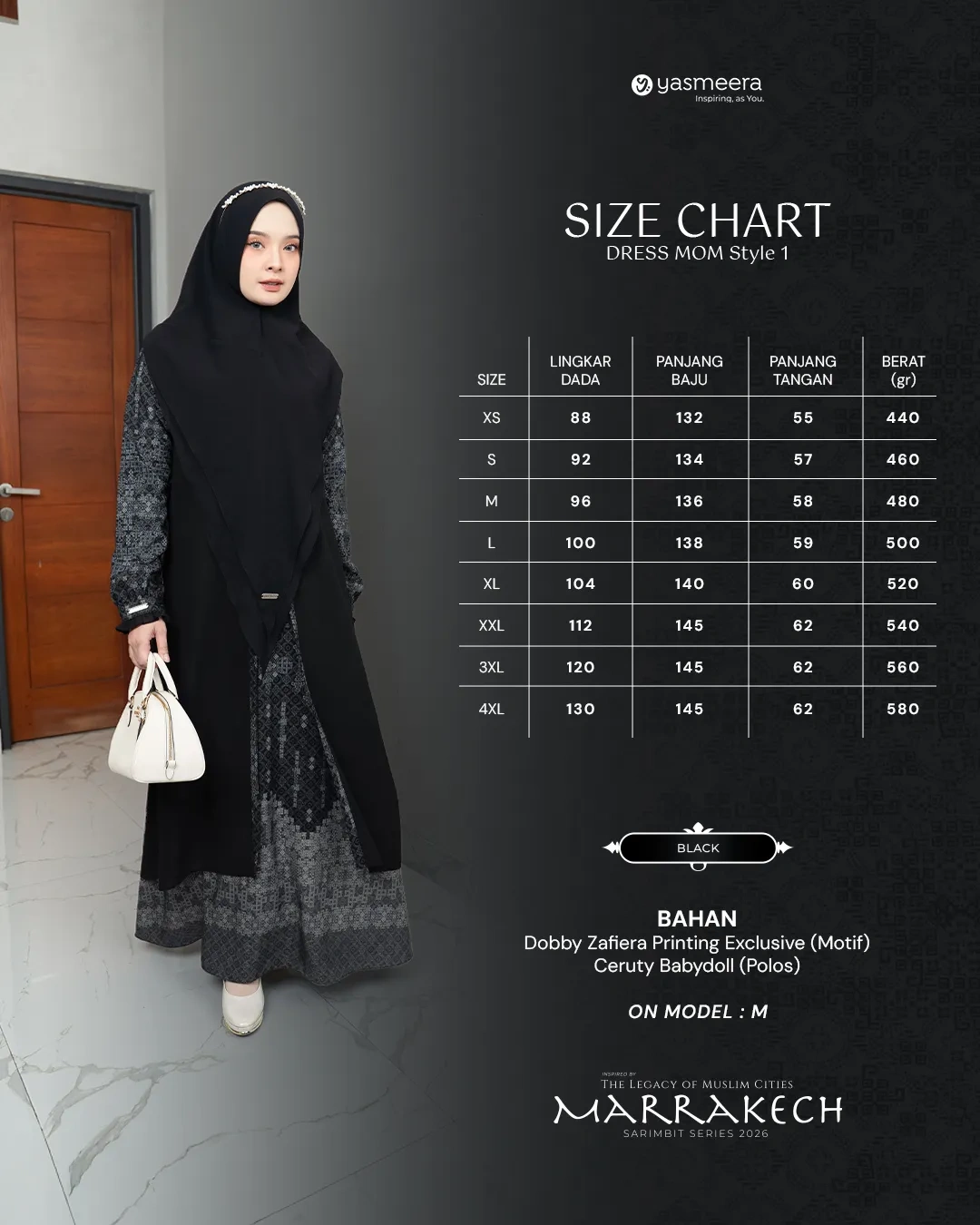 Yasmeera - MARRAKECH SERIES - BLACK thumb 17