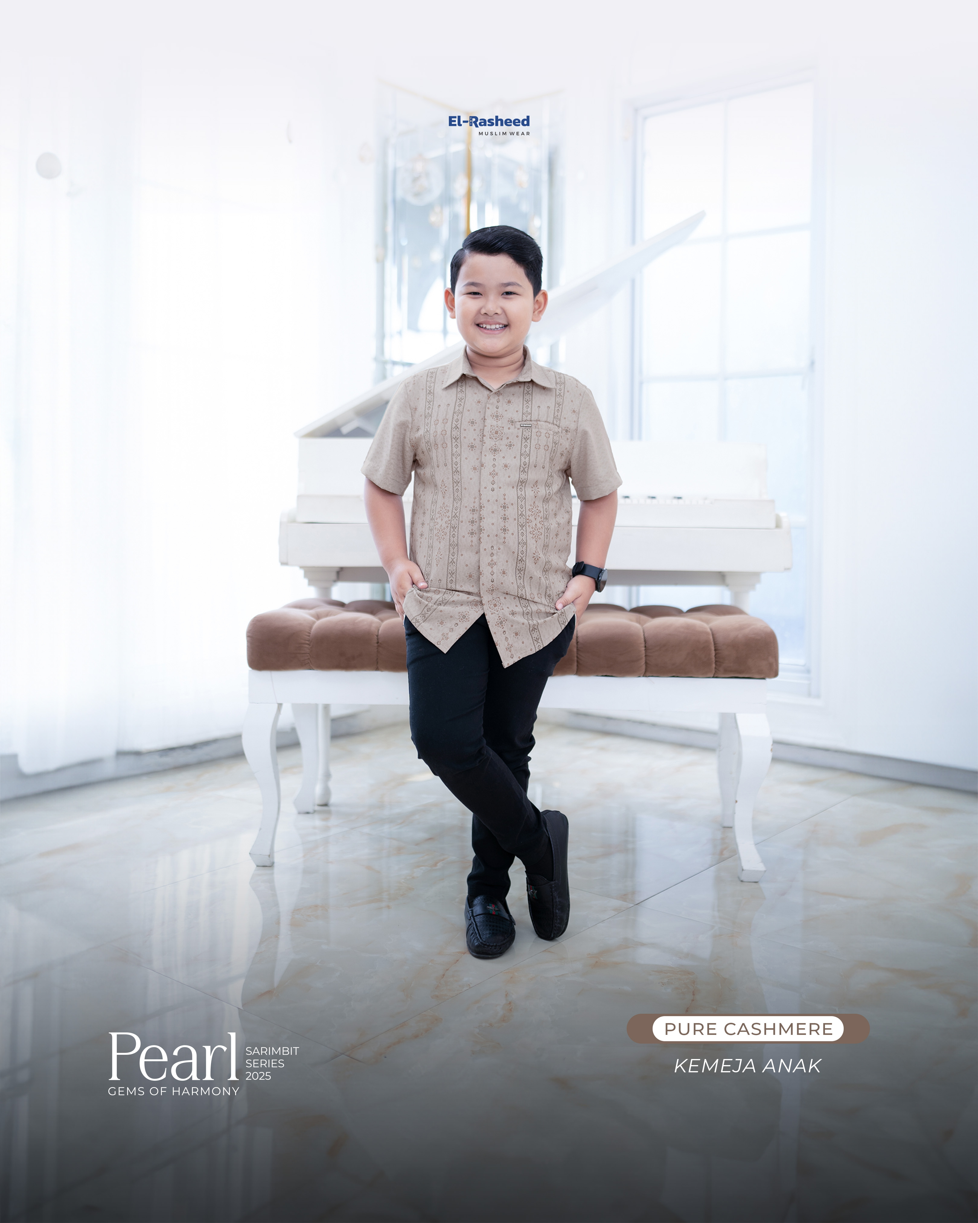 Yasmeera - KEMEJA PEARL ANAK (PURE CHASMERE)