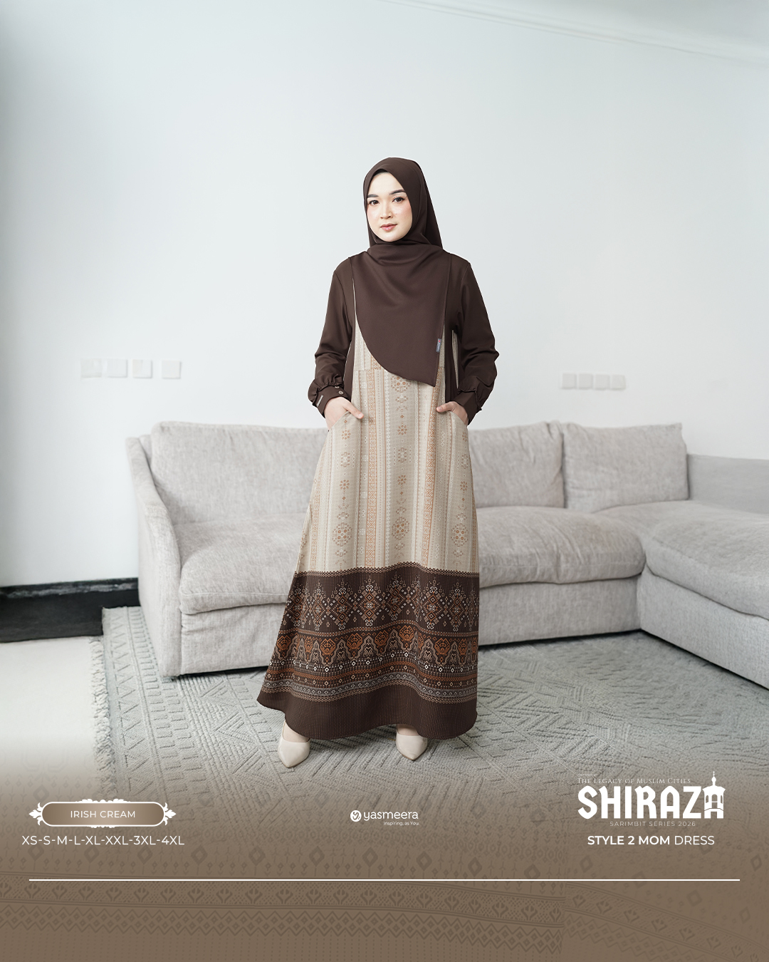 Yasmeera - GAMIS SHIRAZA STYLE 2 DEWASA GRADE B thumb 35