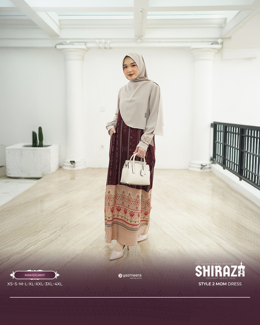 Yasmeera - GAMIS SHIRAZA STYLE 2 DEWASA GRADE B thumb 28