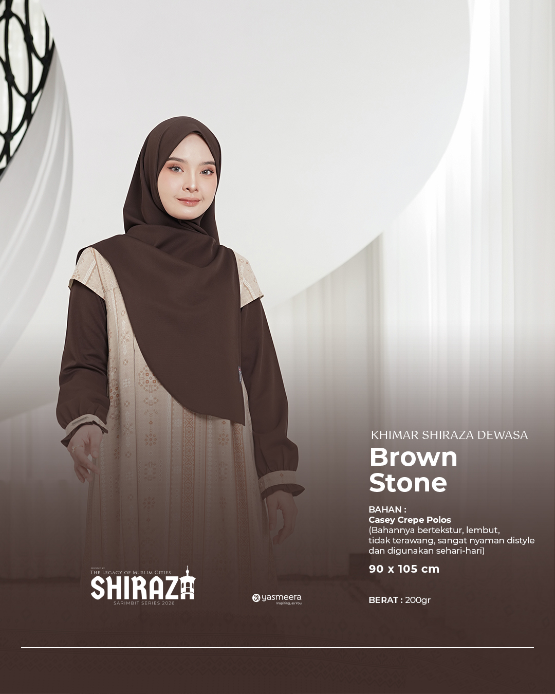 Yasmeera - KHIMAR SHIRAZA SARIMBIT 2026 thumb 8