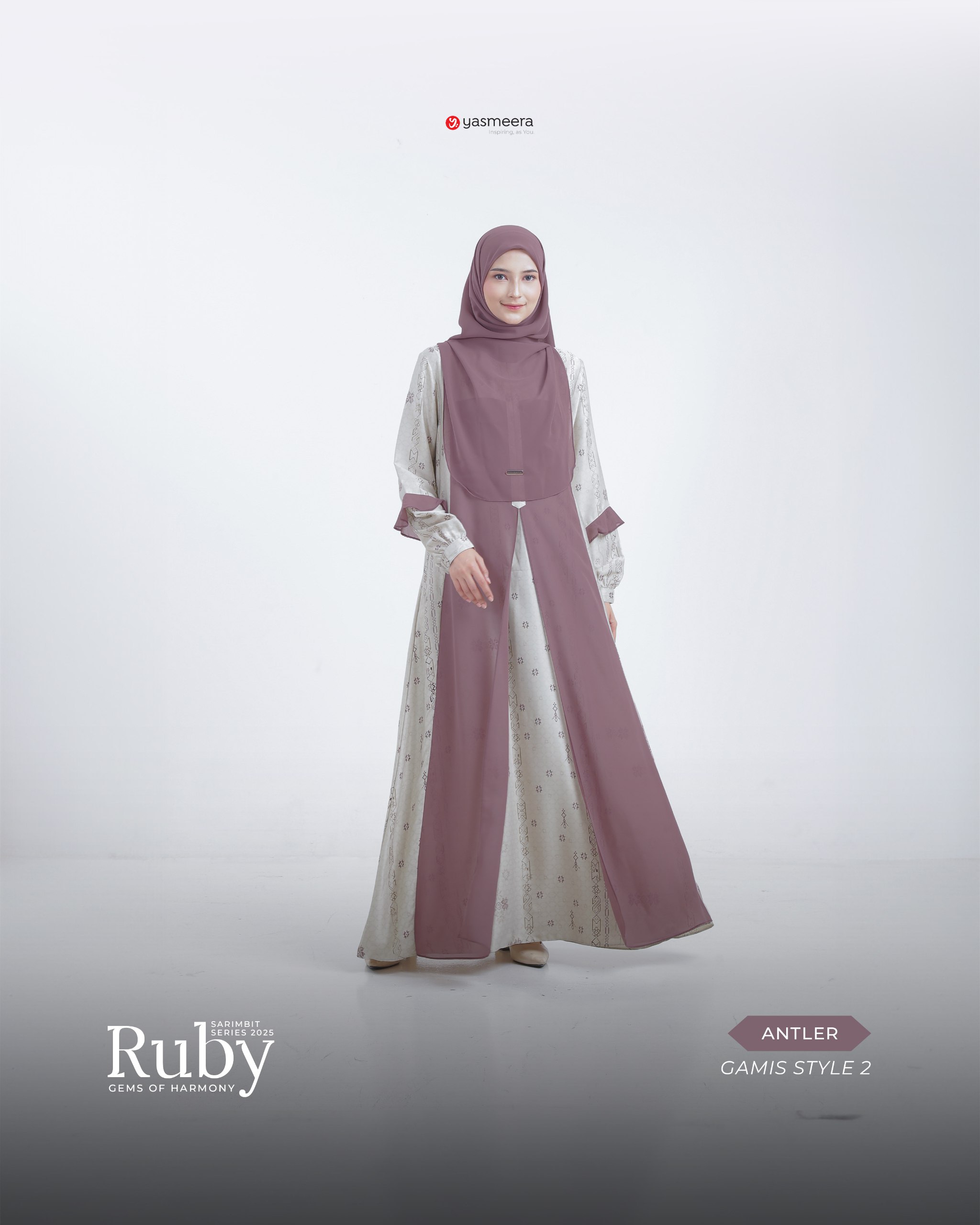 Yasmeera - SARIMBIT 2025 RUBY SERIES WARNA ANTLER thumb 5