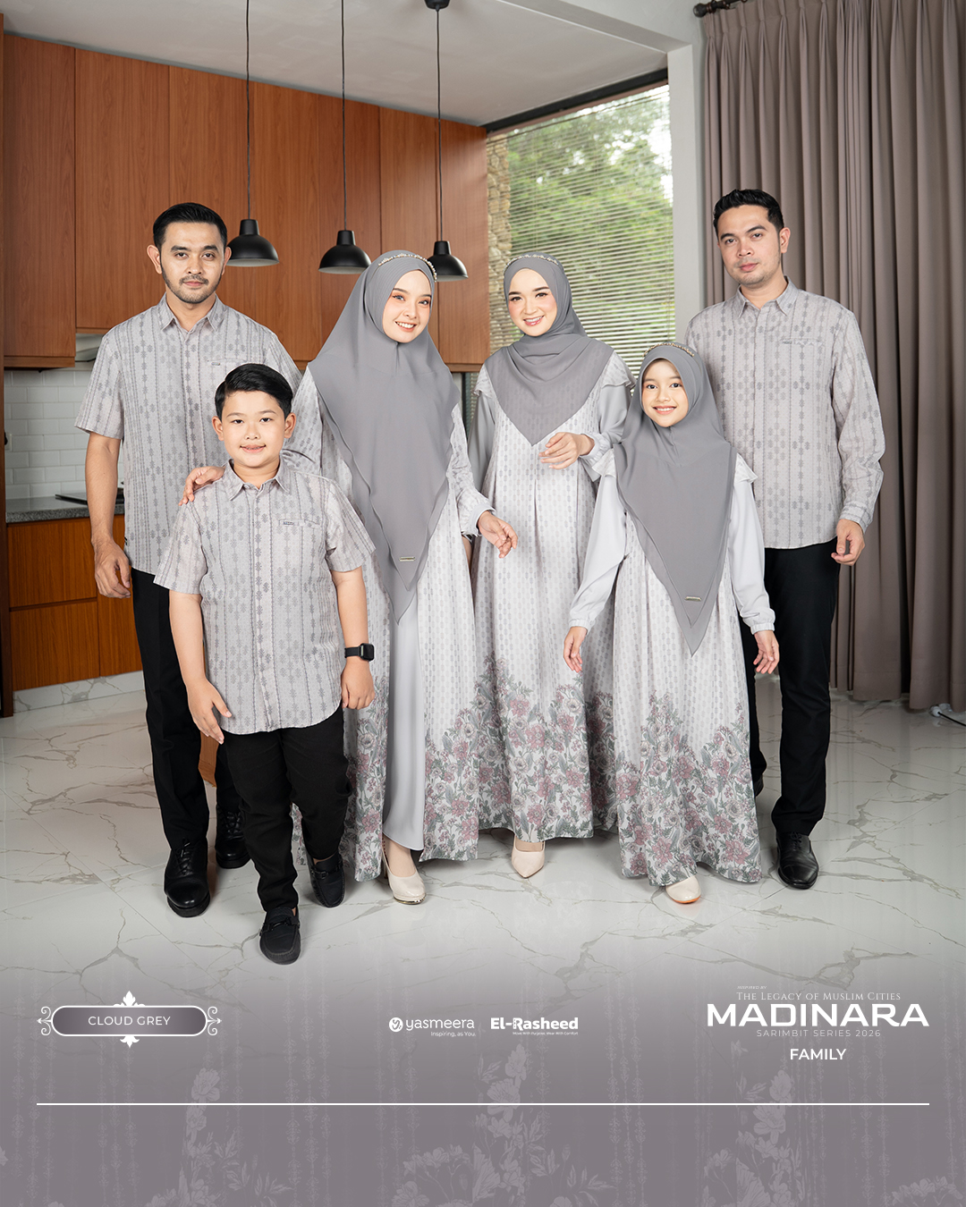 Yasmeera - MADINARA SERIES - CLOUD GREY thumb 12