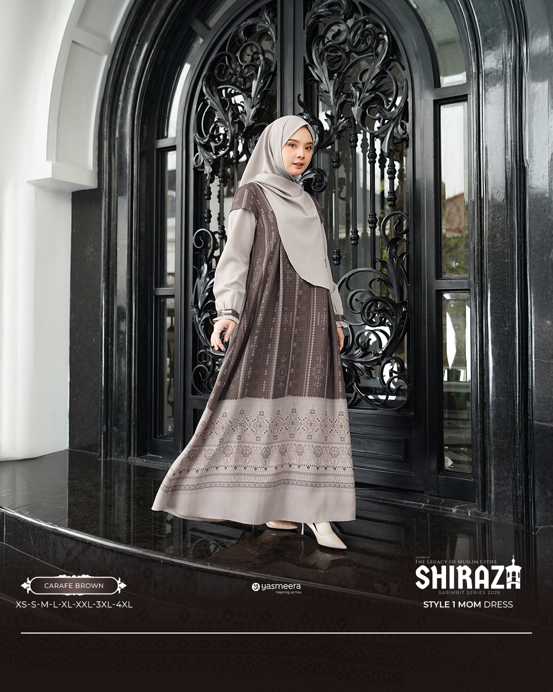 Yasmeera - GAMIS SHIRAZA STYLE 1 DEWASA GRADE B thumb 33