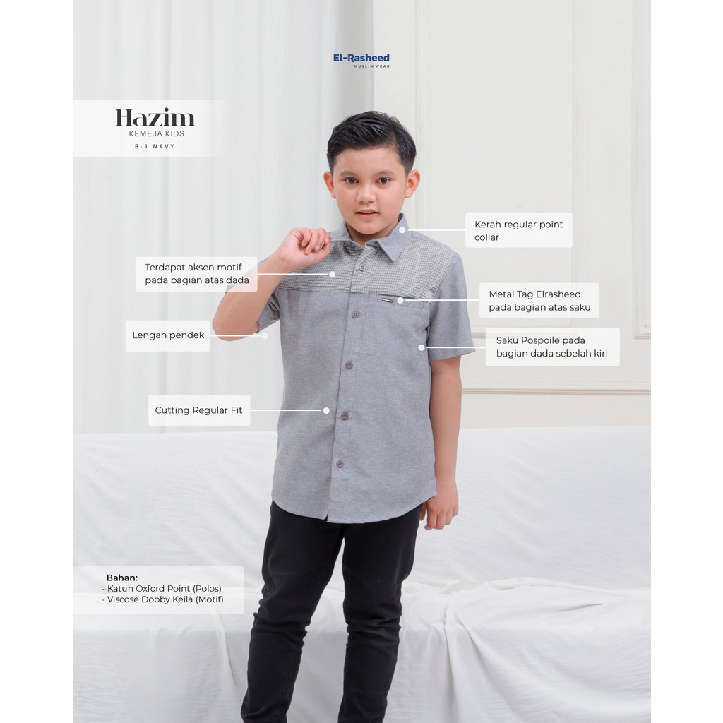Yasmeera - KEMEJA HAZIM ANAK thumb 52