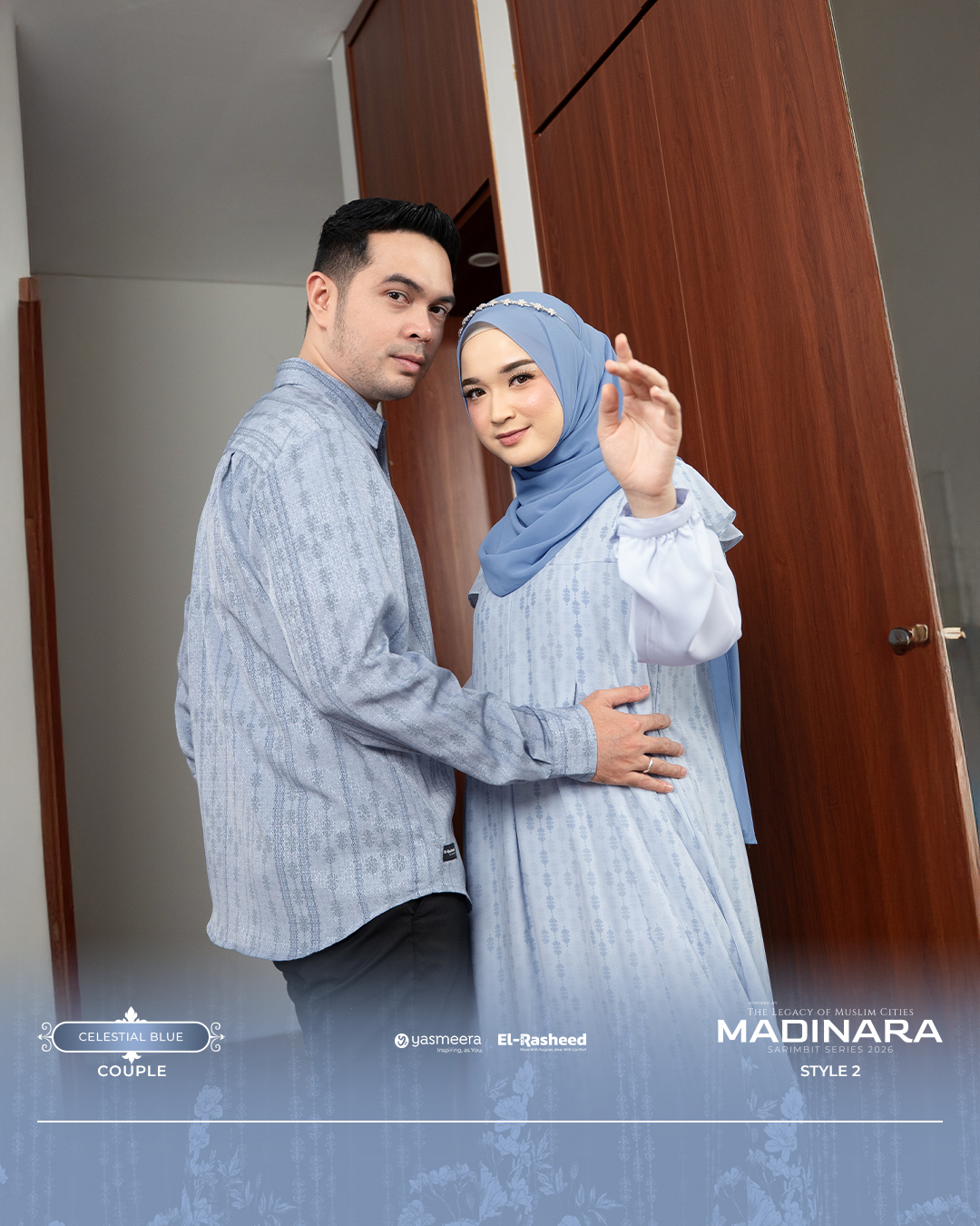 Yasmeera - MADINARA SERIES - CELESTIAL BLUE thumb 10