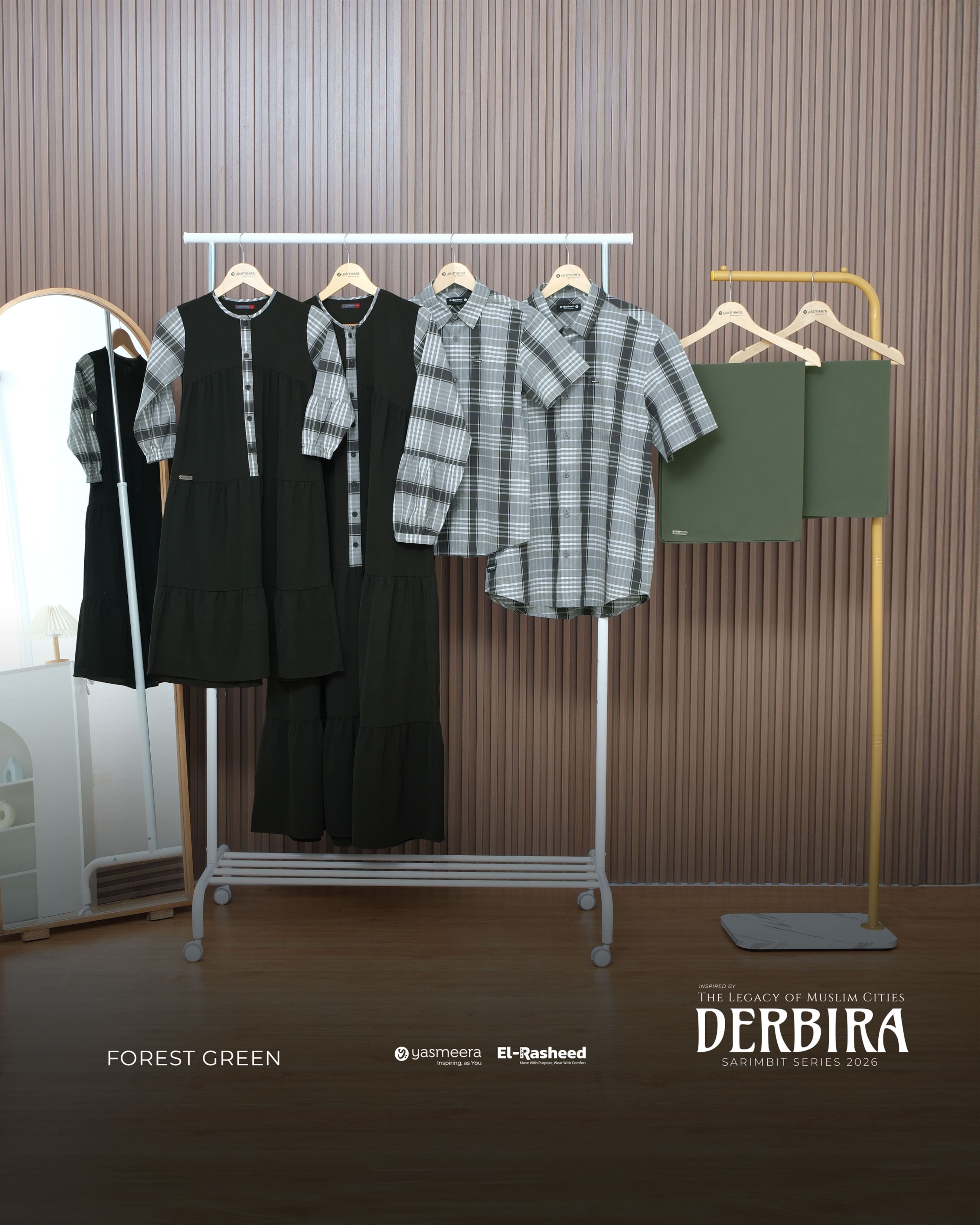 Yasmeera - DERBIRA SERIES - FOREST GREEN thumb 8