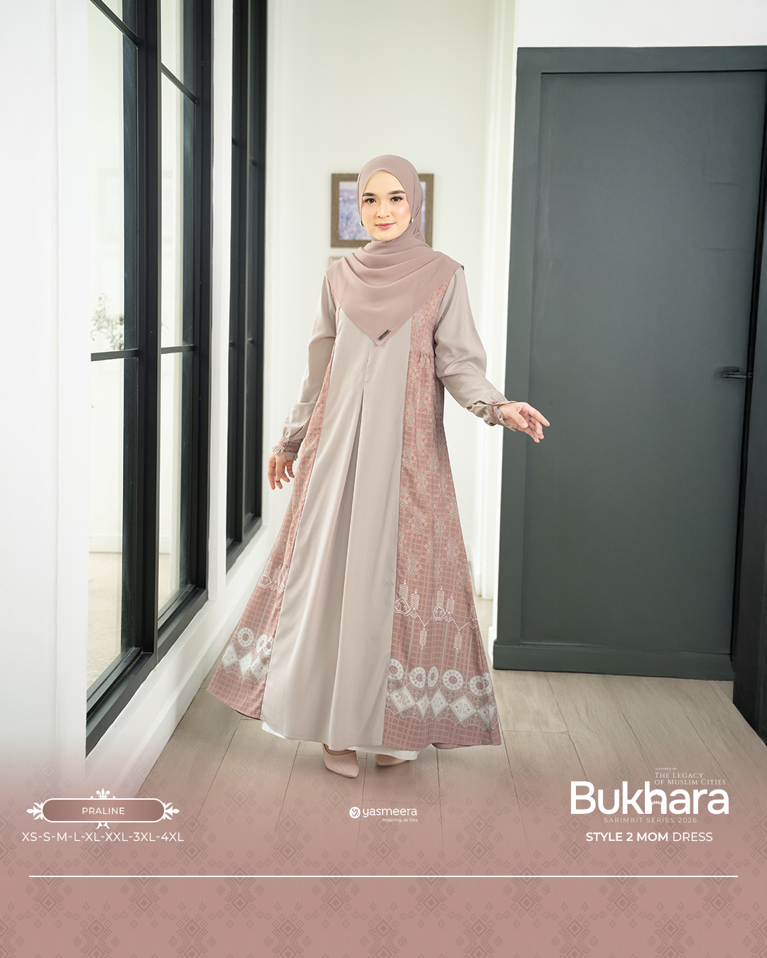 Yasmeera - GAMIS BUKHARA STYLE 2 DEWASA GRADE B thumb 50