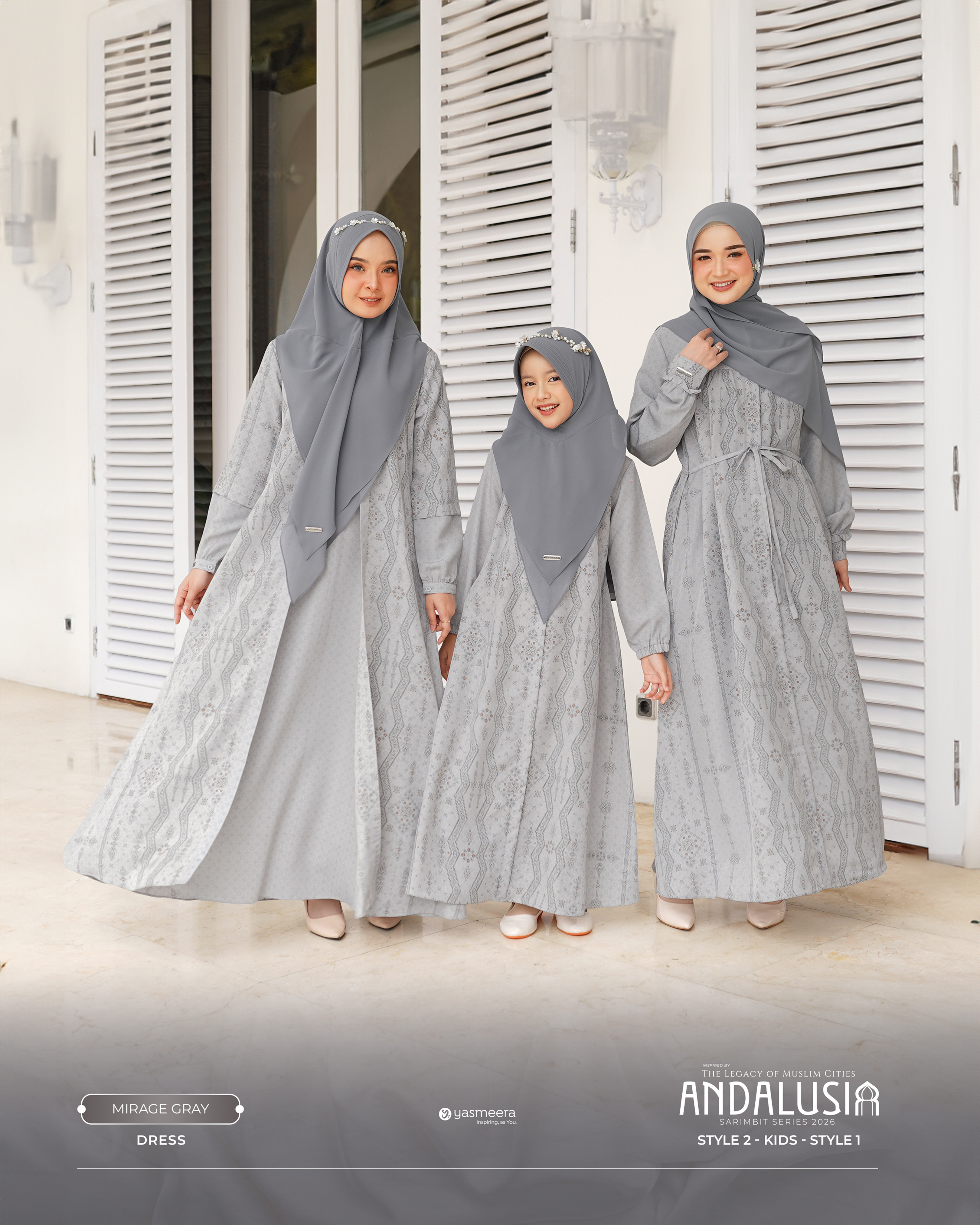 Yasmeera - ANDALUSIA SERIES - MIRAGE GRAY thumb 15