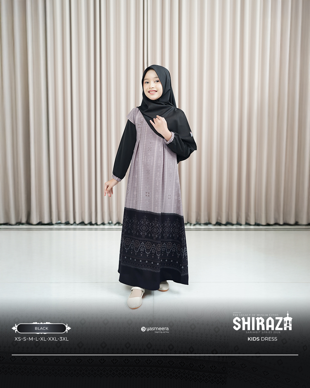 Yasmeera - GAMIS SHIRAZA STYLE 1 ANAK GRADE B thumb 6