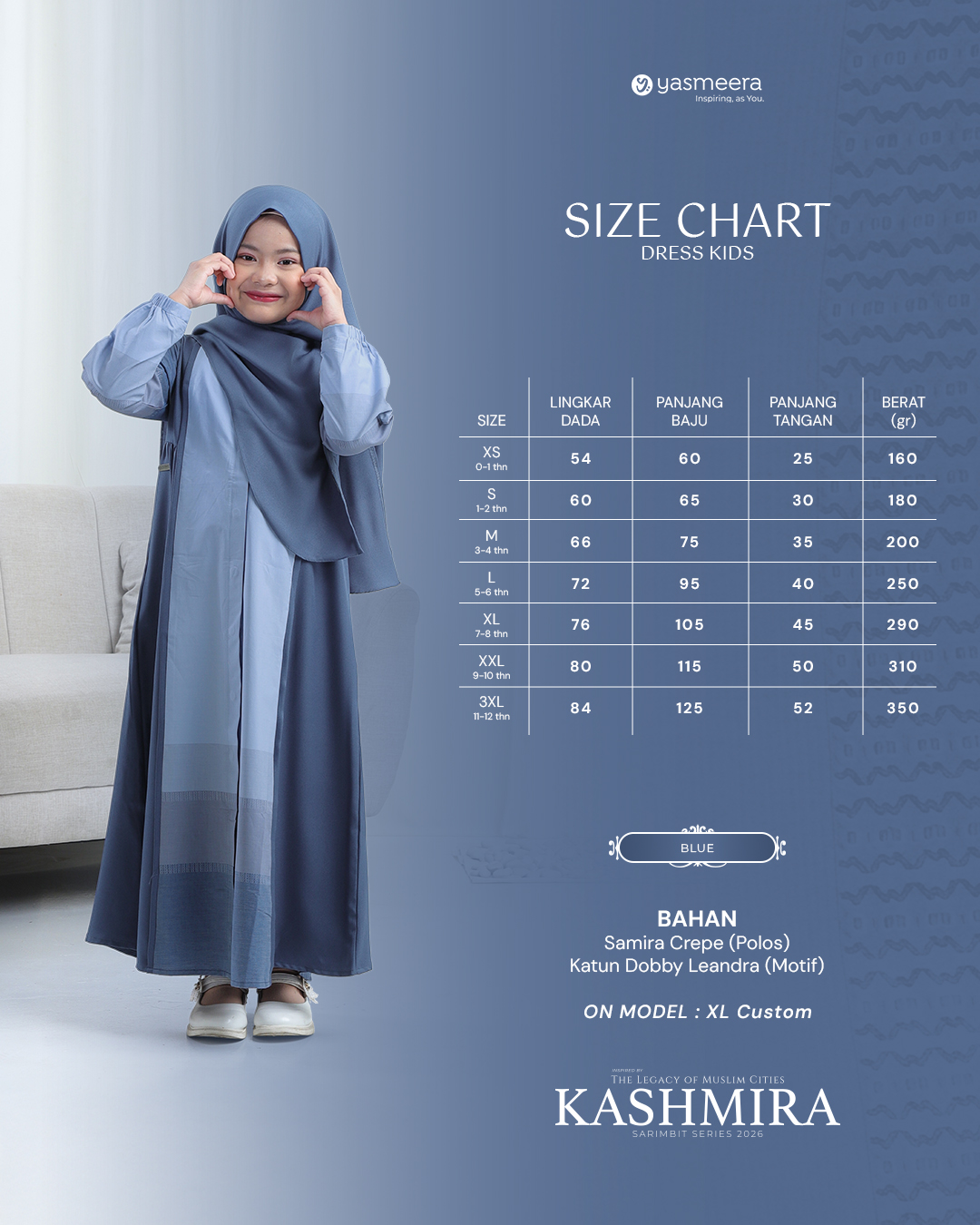 Yasmeera - KASHMIRA SERIES - BLUE