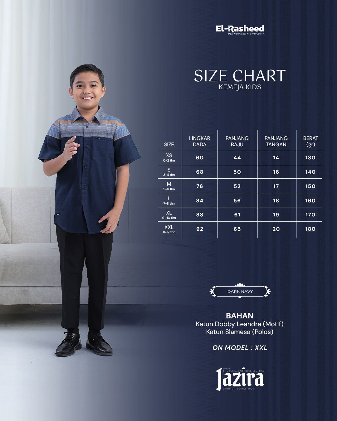 Yasmeera - JAZIRA SERIES - DARK NAVY thumb 3