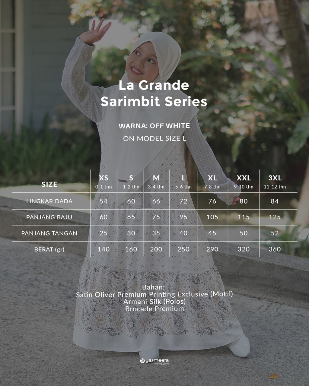 Yasmeera - GAMIS LA GRANDE ANAK thumb 58