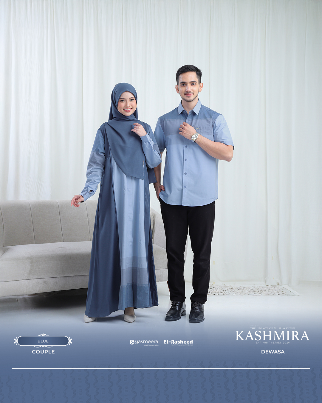 Yasmeera - KASHMIRA SERIES - BLUE thumb 8