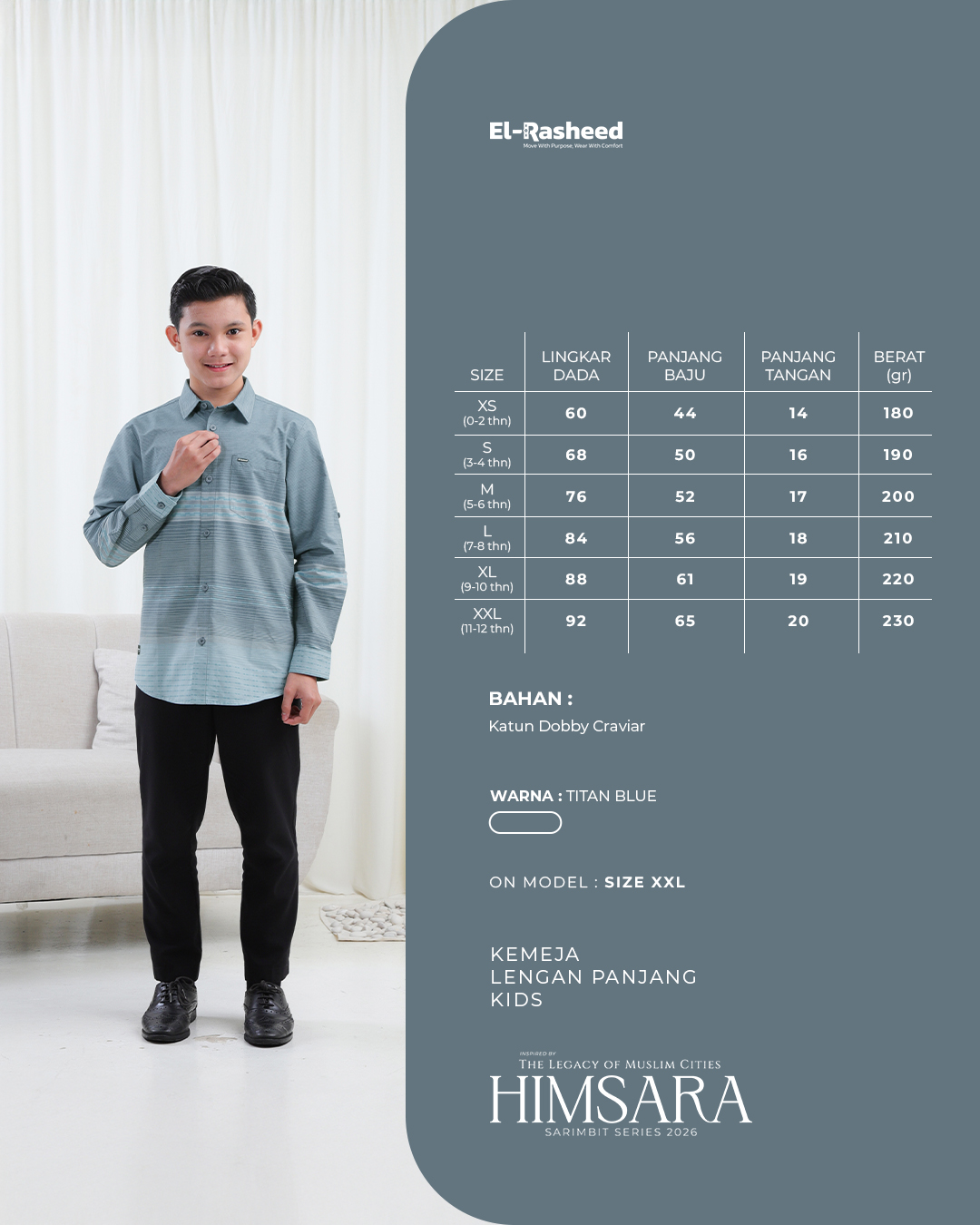 Yasmeera - HIMSARA SERIES - TITAN BLUE thumb 5