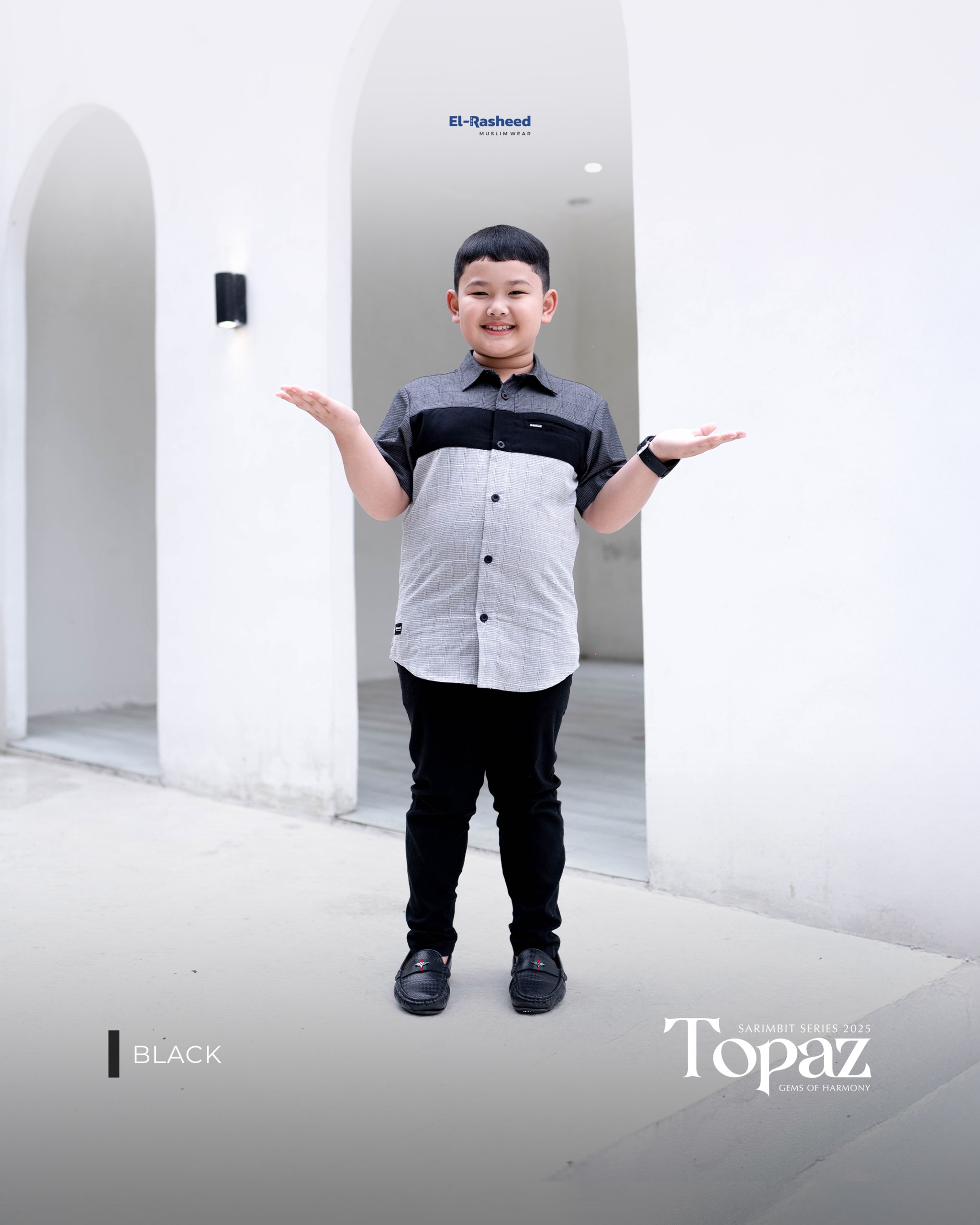 Yasmeera - SARIMBIT 2025 TOPAZ SERIES WARNA BLACK