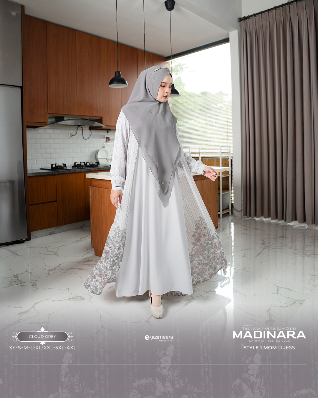 Yasmeera - GAMIS MADINARA STYLE 1 DEWASA GRADE B