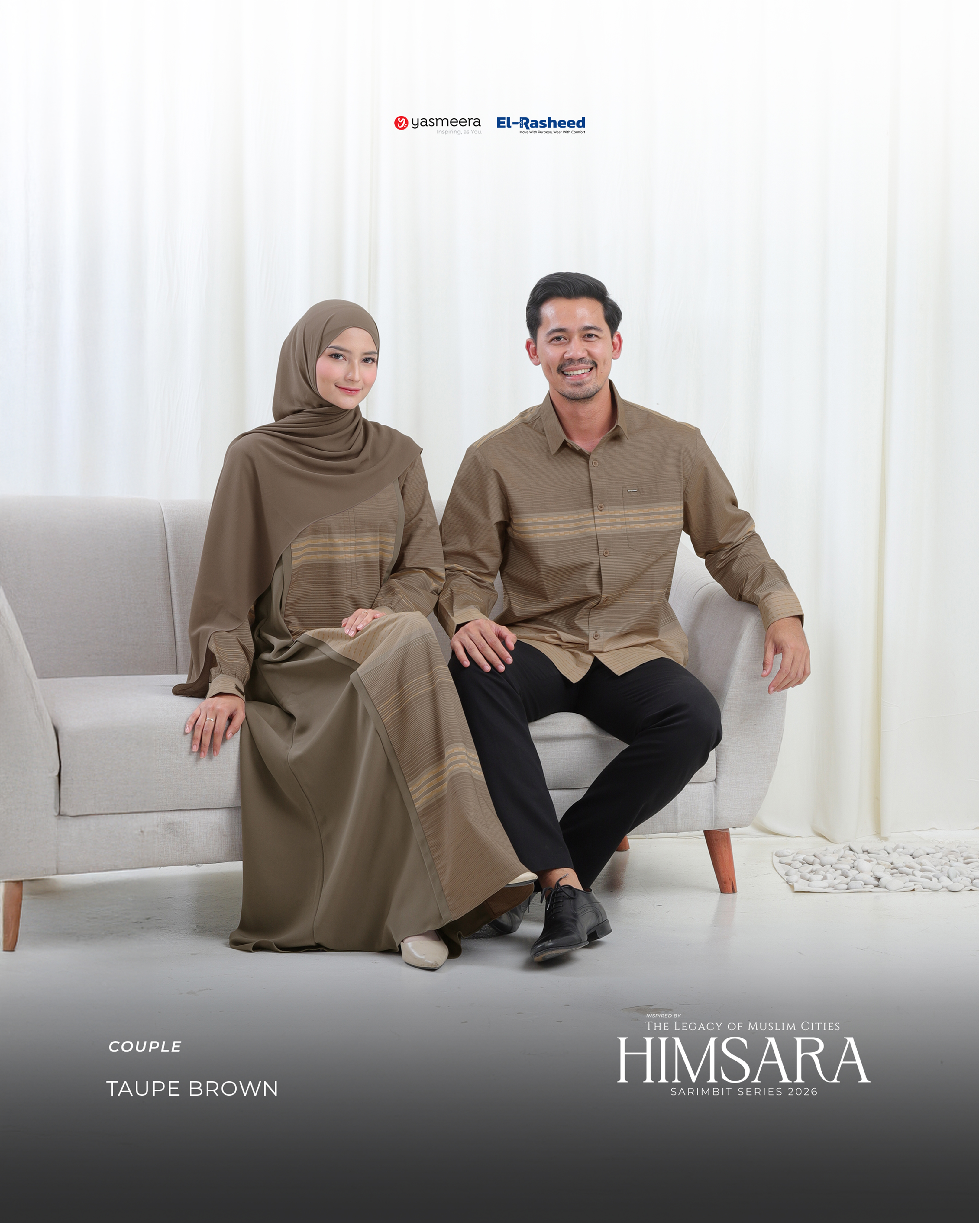 Yasmeera - HIMSARA SERIES - TAUPE BROWN thumb 6