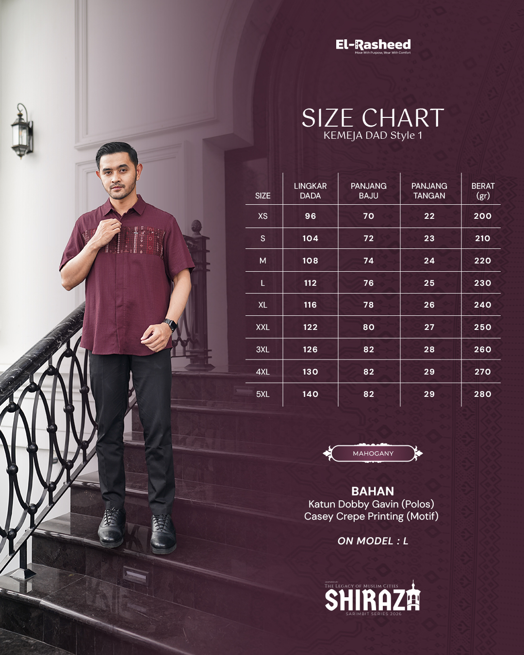 Yasmeera - SHIRAZA SERIES - MAHOGANY thumb 6